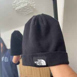 Black North Face Beanie